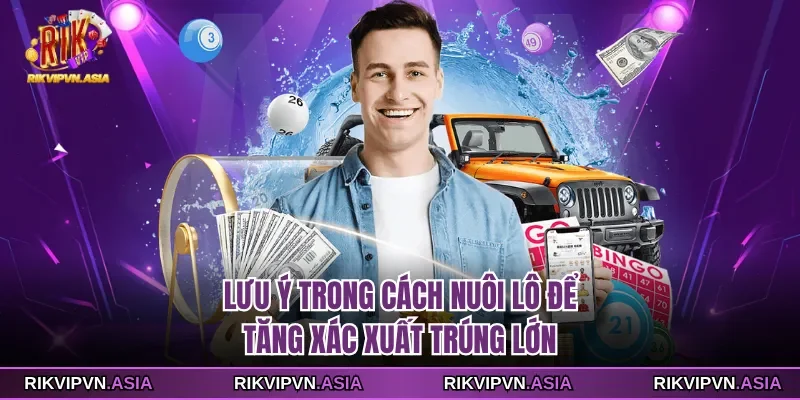 Lưu ý trong cách nuôi lô để tăng xác xuất trúng lớn Lưu ý trong cách nuôi lô để tăng xác xuất trúng lớn